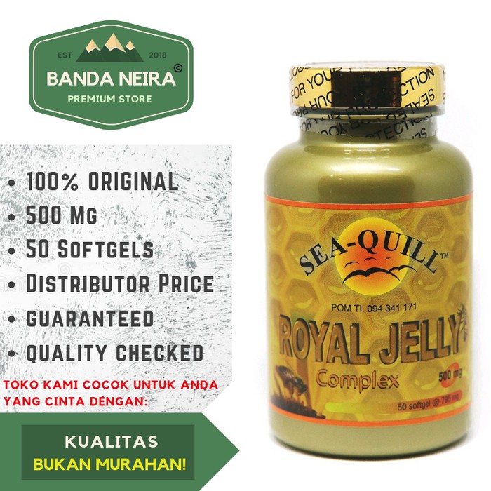 Sea Quill Royal Jelly 50 Kapsul