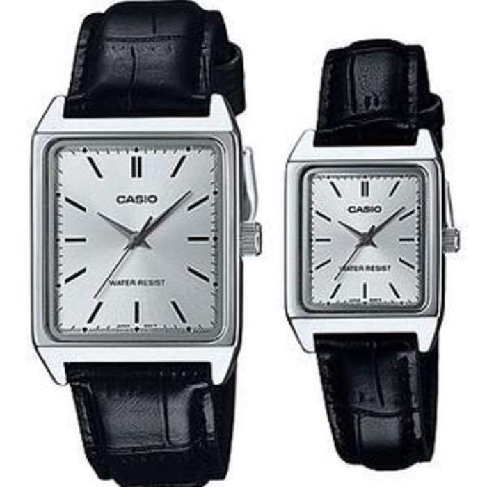Best Price Jam Tangan Couple Casio Tali Kulit Casio Couple Original V007L-9E