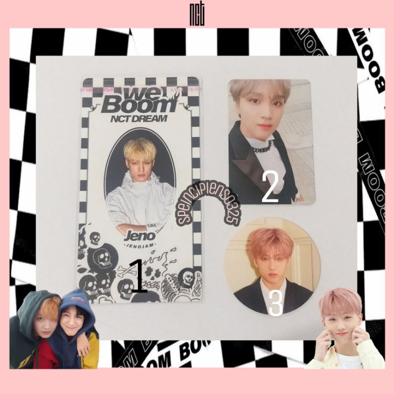 BOOM CARD JENO PHOTOCARD HAECHAN CIRCLE CARD JISUNG NCT DREAM WE BOOM