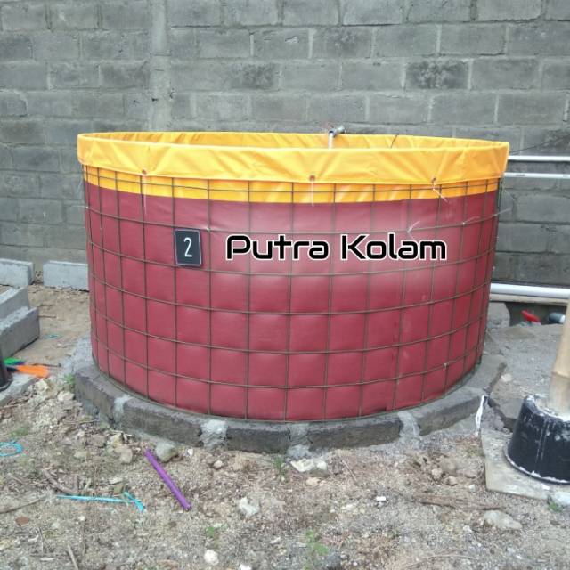 Kolam Bioflok Diameter 1,5m FULLSET