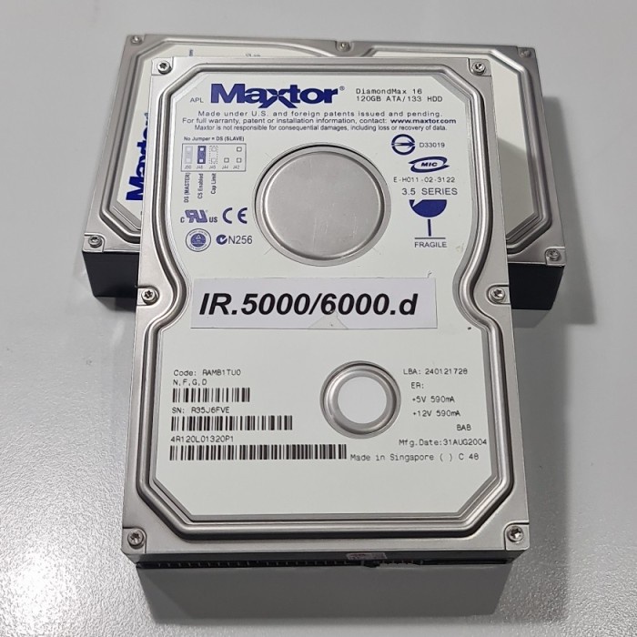 

Premium Hardisk Mesin Fotocopy Canon Ir 5000,6000, 5000I,6000I, 6020.