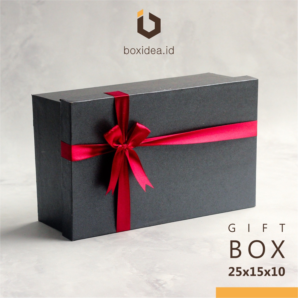 

Gift Box Kotak Kado Kotak Hantaran Hardbox Pita ukuran 25x15x10