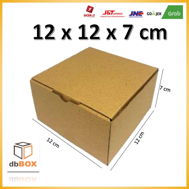 

Kardus 12x12x7 cm | Box Die Cut & Easy Usage | Box Kue Tart