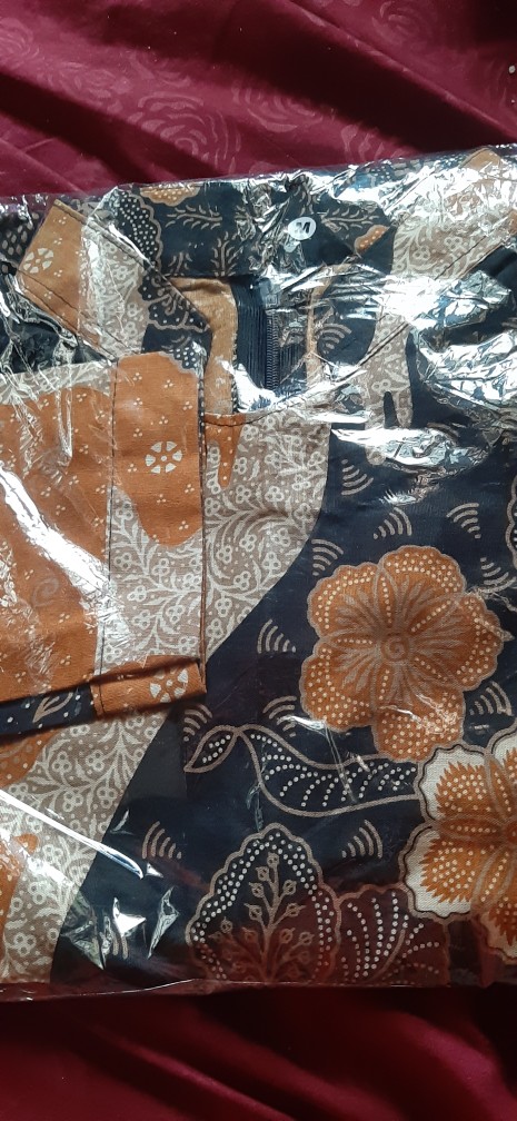 Batik Tunik Shibori Jumputan Terbaru Size S-3l / Hrb026 Yelbor Navbor / Biru Putih
