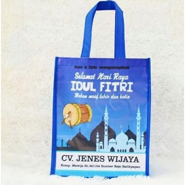 

Tas Bingkisan Lebaran Tas Parcel Hari Raya Idul Fitri Custom Desain