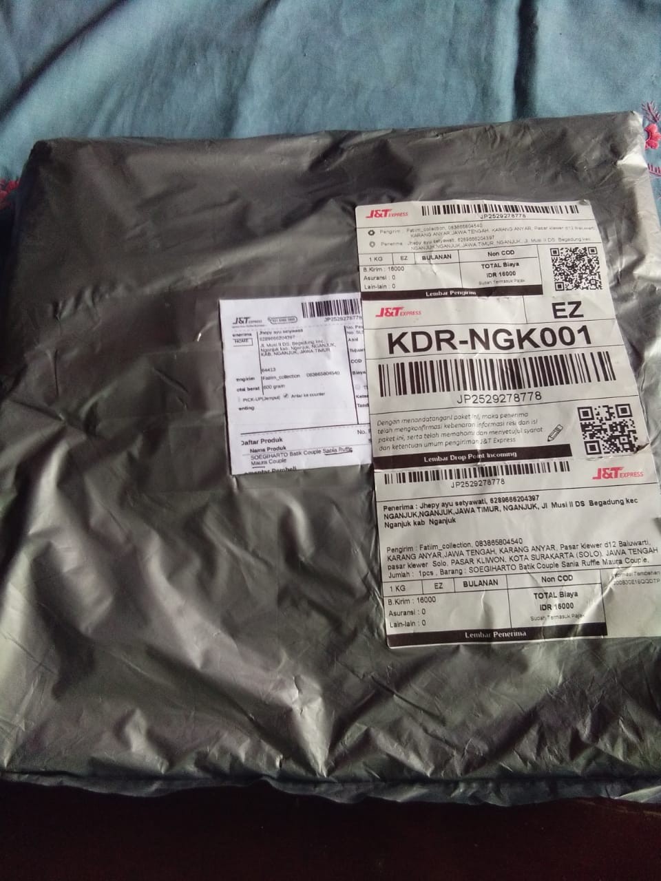 Soegiharto Batik Couple Sania Ruffle Maura Couple