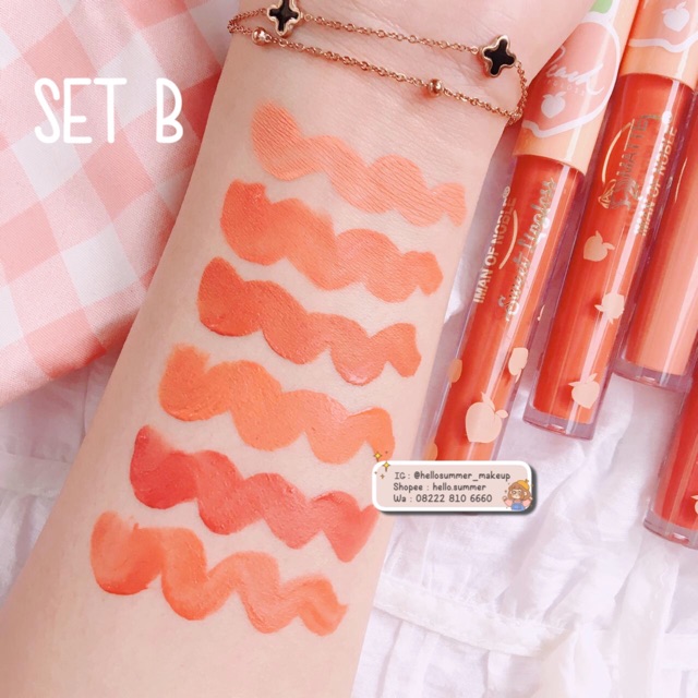 [ORI THAILAND] I Man Of Noble Peach Sweet Matte Lipgloss
