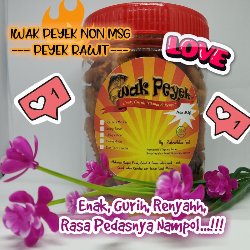 

IWAK PEYEK NON MSG - PEYEK RAWIT Kemasan Toples 200gr