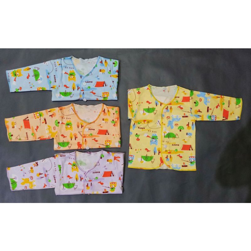 Baju Bayi Baru Lahir Lengan Panjang SNI Y-Lin Atasan Bayi Lengan Panjang Ukuran New Born Bahan 100% Katun SNI