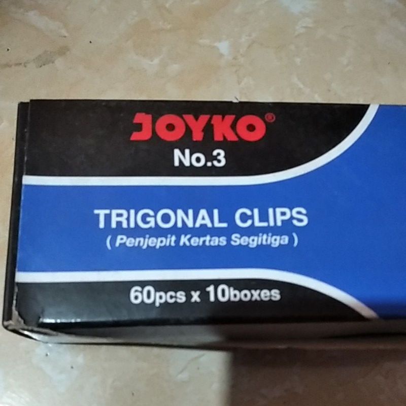 

Paper clips no 3 ready merk JOYKO isi 60 murah