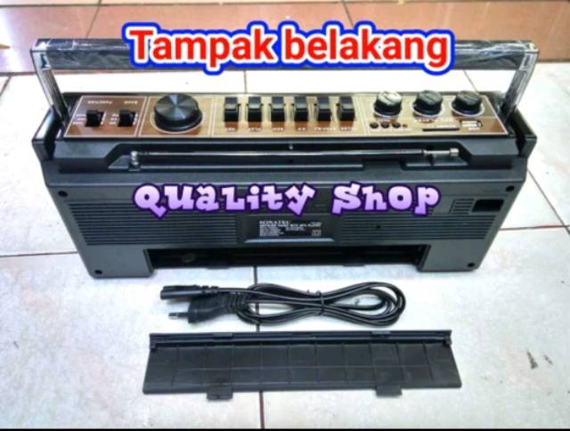 Mini Compo Jadul Sonatec PR 259 Kaset Pita Usb Sd Radio Fm/Am/Sw