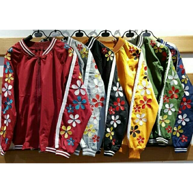 Jaket MOTIF BUNGA