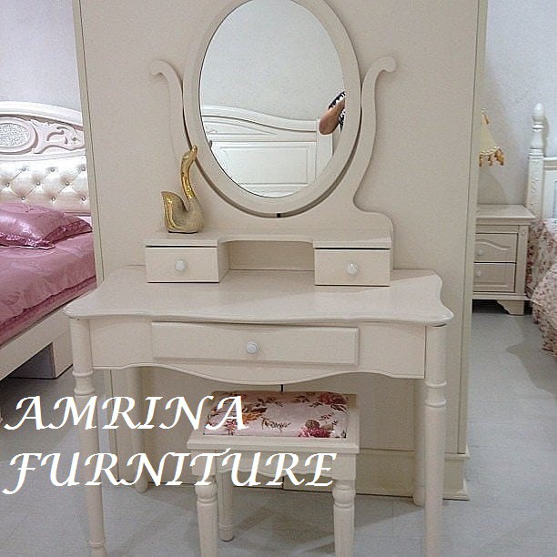 meja rias kartini duco- meja rias putih