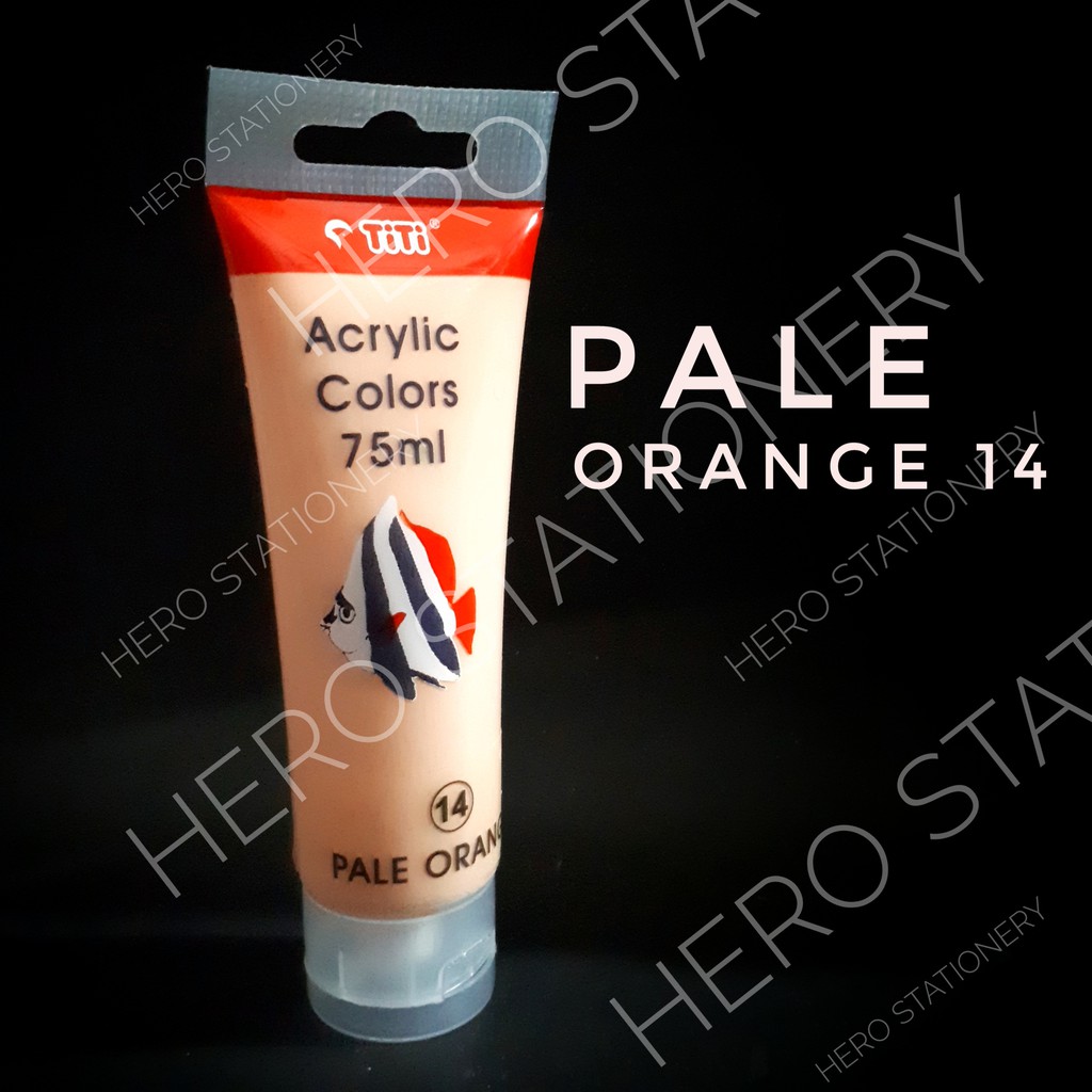 

Cat acrylic akrilik joyko titi tube 75 ml warna pale orange jingga muda 14