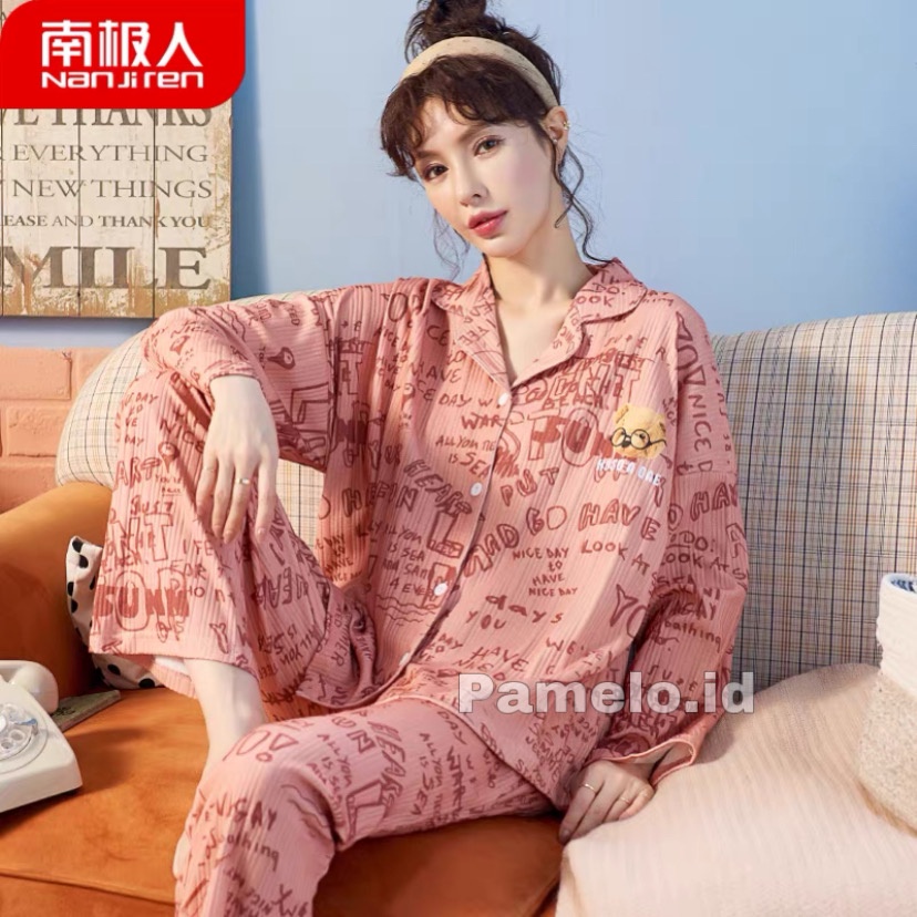 Pamelo Piyama Premi/Stelan Baju tidur import Wanita/Stage 2/Korea Style/Piyama Import/Baju Tidur Premium