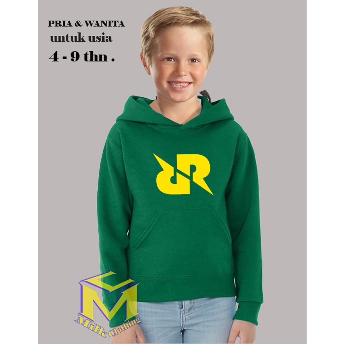 JAKET HOODIE ANAK ANAK RRQ ORIGINAL PREMIUM