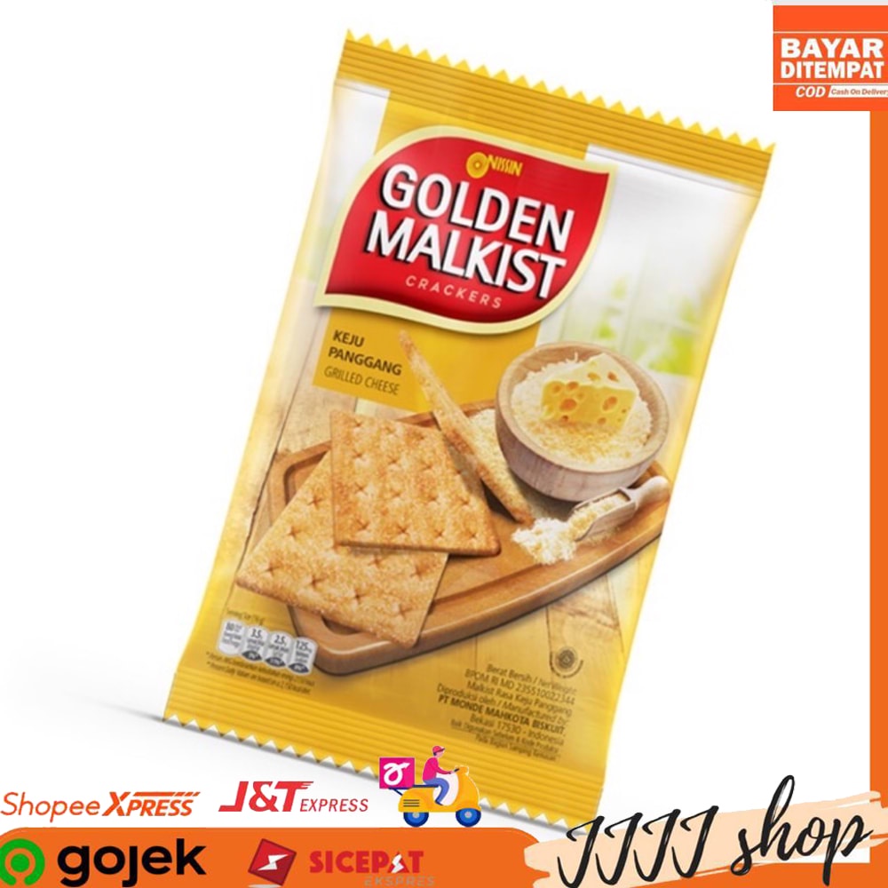 

Nissin Golden Malkist Crackers Keju Panggang 160gr