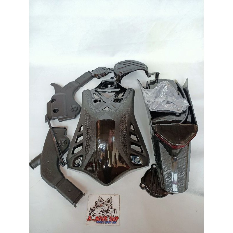 TUTUP / COVER Mesin Block Rangka + Lampu Stop CRF150L CRF150 / KLX150  D-Tracker 150