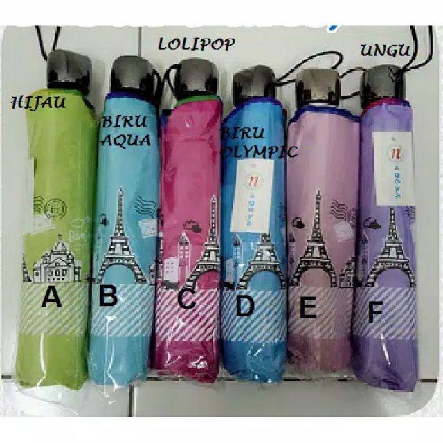 Nagoya Payung Lipat 4 Mangkok Motif Paris