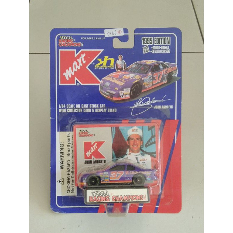 Diecast Nascar Racing Champions 1/64 #37 John Andretti 1995