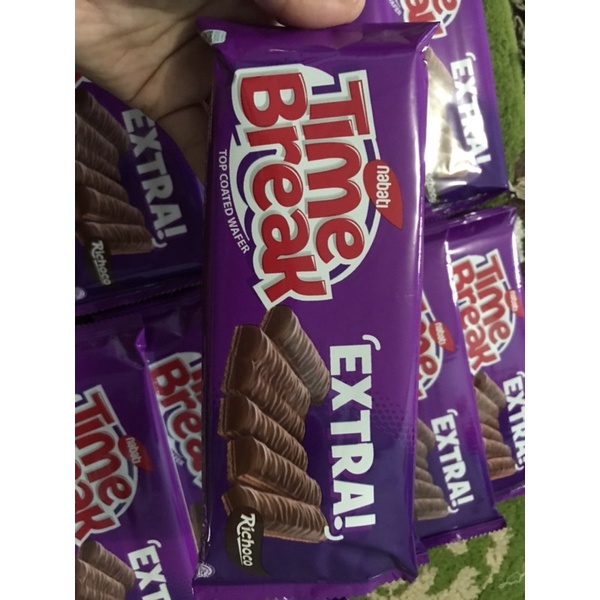 

Nabati Time Break 2000 Wafer Salut Coklat 1 Pack Isi 10 pcs @48gr