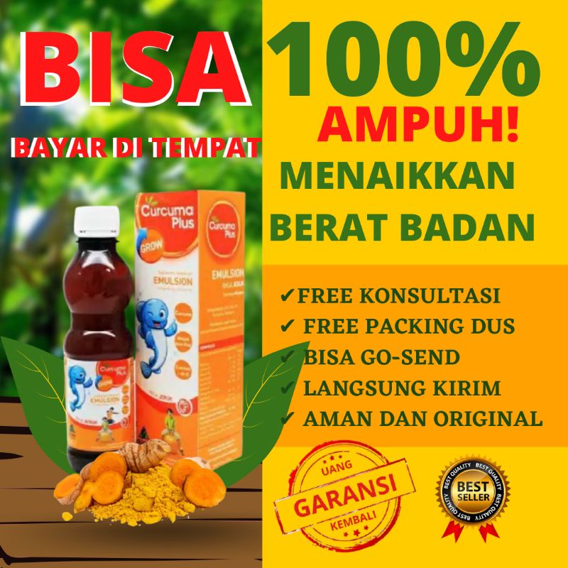 [M14] Curcuma plus racikan penggemuk badan anak dan vitamin anak penambah nafsu makan