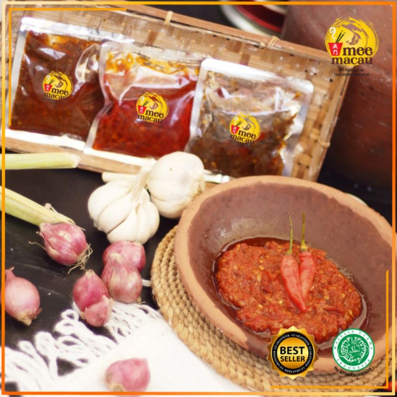 

Sambal Sachet | Matah Bawang Geprek Terasi Gobyos | Praktis Fresh Terbatas | 25 Gram