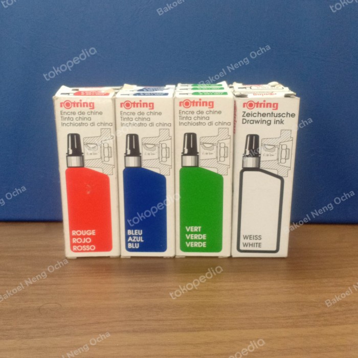 

Terlaris Rotring Ink Bottled Isograph - Tinta Botol Rotring Hemat