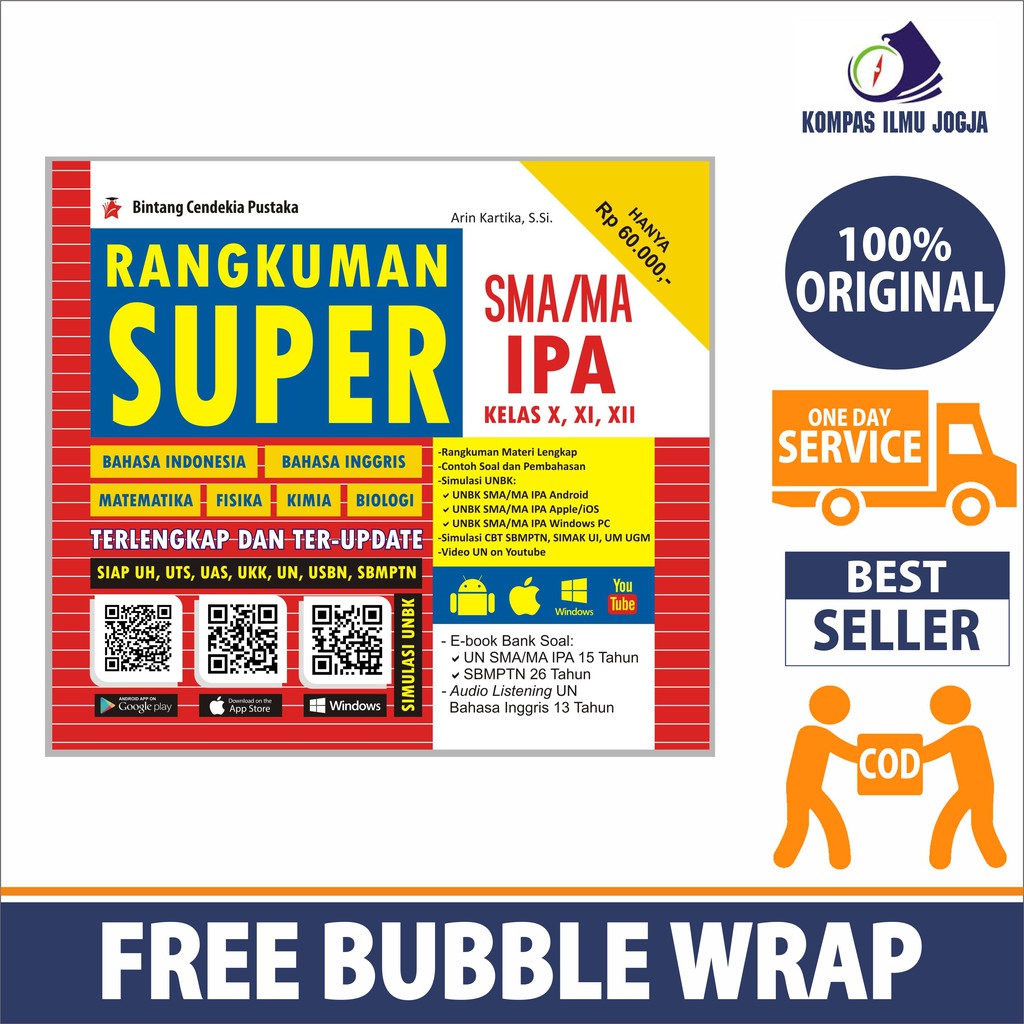 Rangkuman Super Sma Ma Ipa Bahasa Indonesia Bahasa Inggris