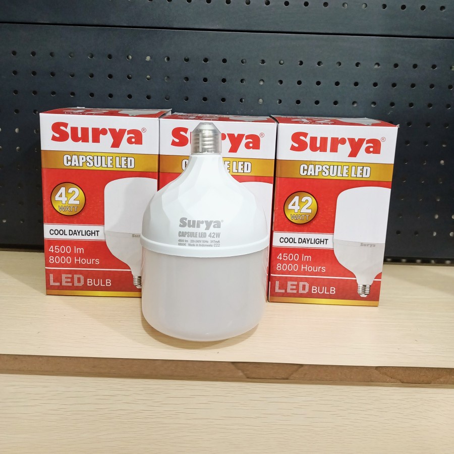 Lampu LED Surya Capsule New 42 Watt 42 W Putih Cool Daylight Original