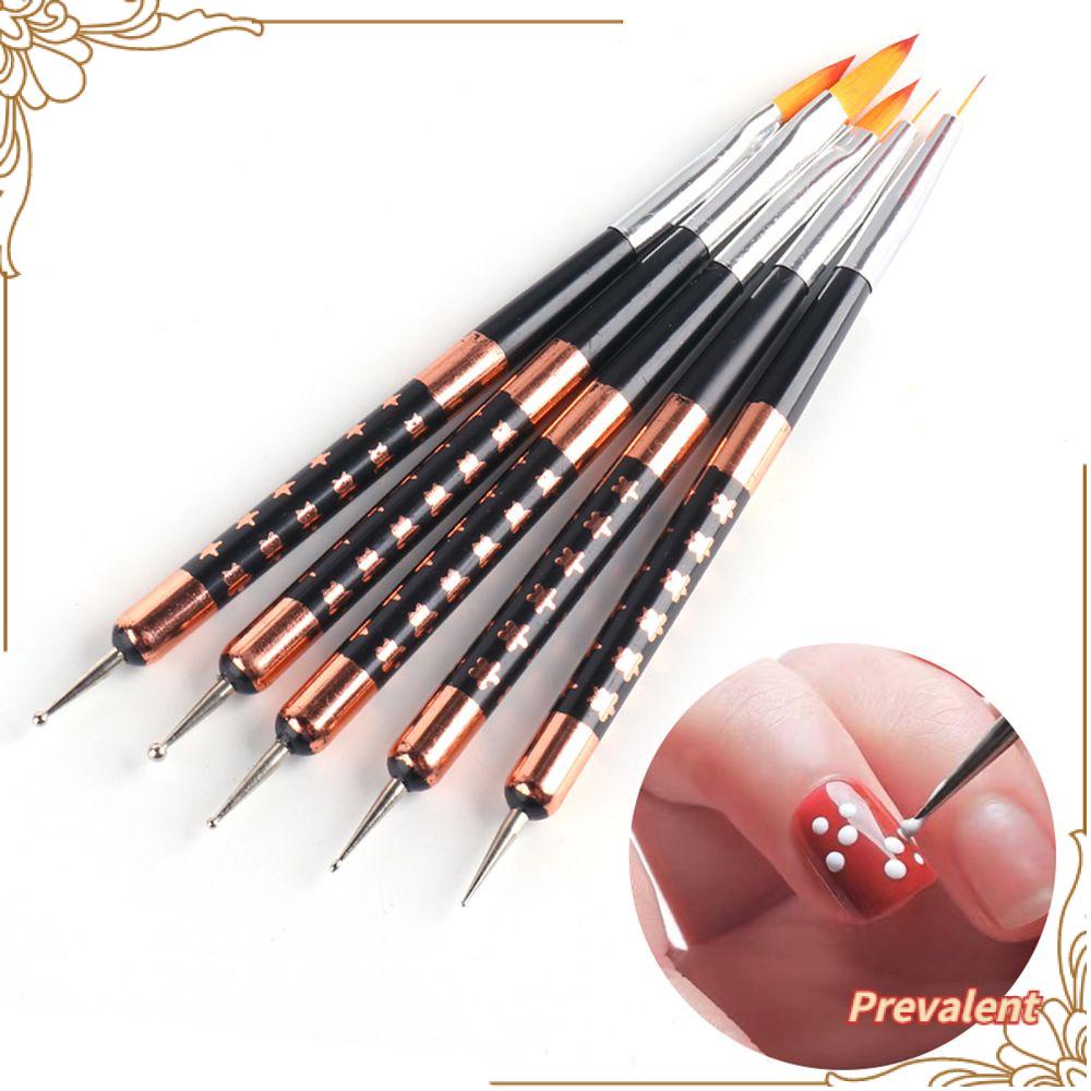 2 In 1 Pen Dotting Gel UV Dua Sisi Untuk Nail Art