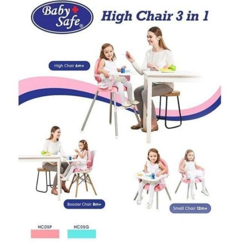 Babysafe high chair 3in1