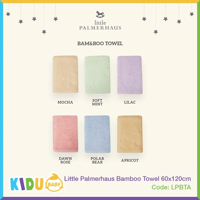 Little Palmerhaus Handuk Bamboo Towel 60x120cm Handuk Bayi Handuk Anak Kidu Baby