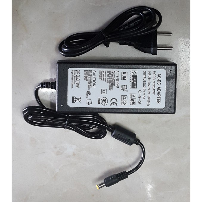 Adaptor 12v DC 5A