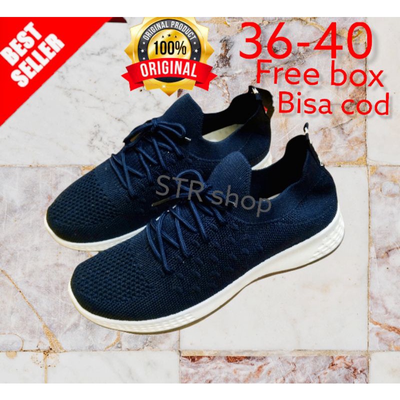 SEPATU SLIP ON RAJUT KDM IMPORT WANITA TERLARIS//SEPATU SNEAKER JOGING,SENAM WANITA//SEPATU SLIP ON/