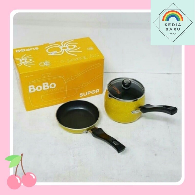 Panci Teflon mini - Supor Bobo Mini Cook Set
