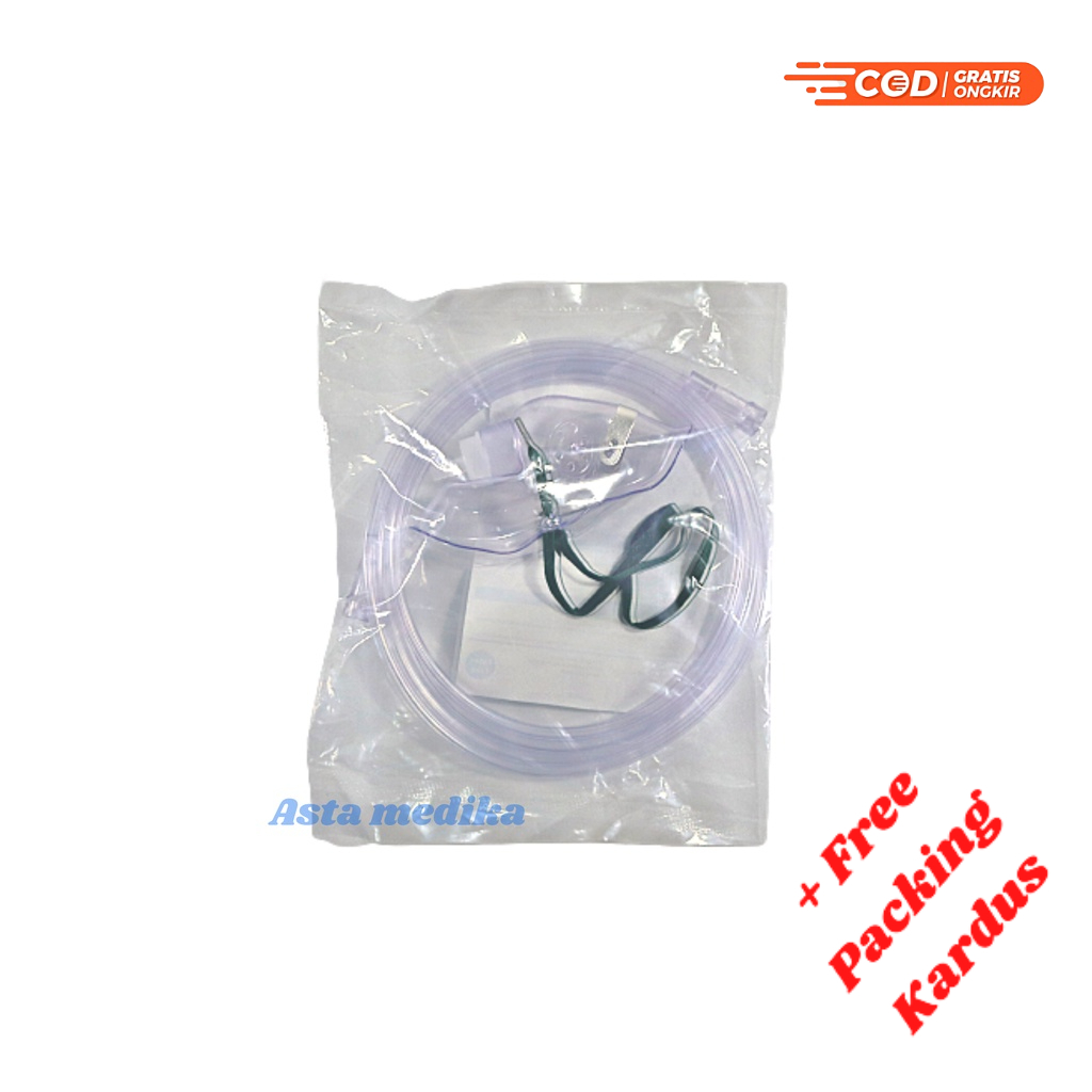 Masker Nebulizer Anak Dewasa GEA Nebulizer Mask Child Adult GEA Satuan