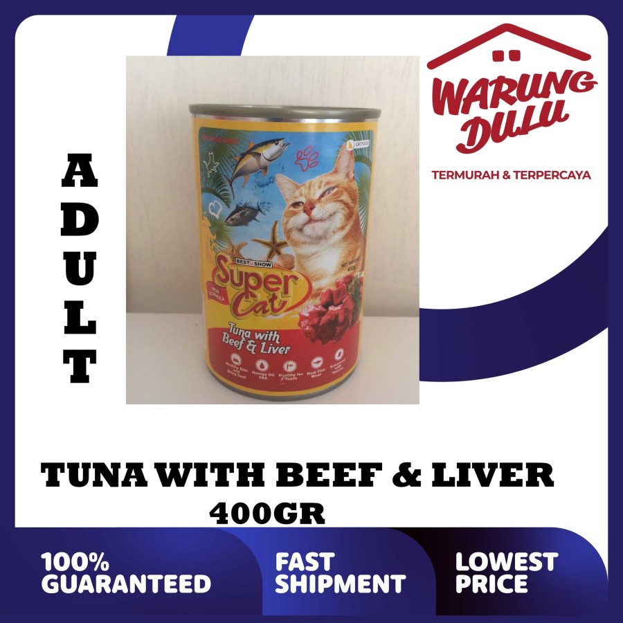 SUPER CAT BEEF LIVER 400GR