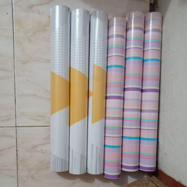 Wallpaper Sticker Dinding Motif Pelangi 45x10