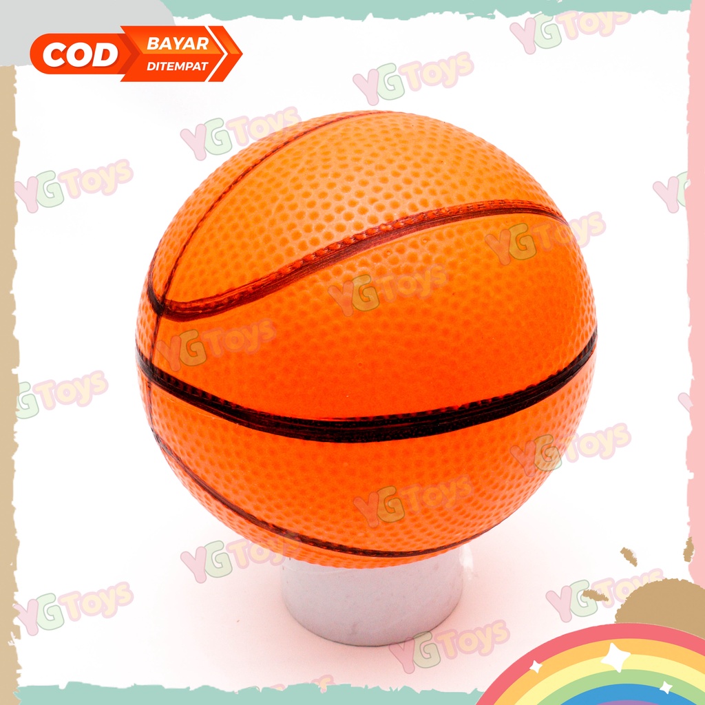 YGtoys Bola Karet Mainan Anak Motif Basket