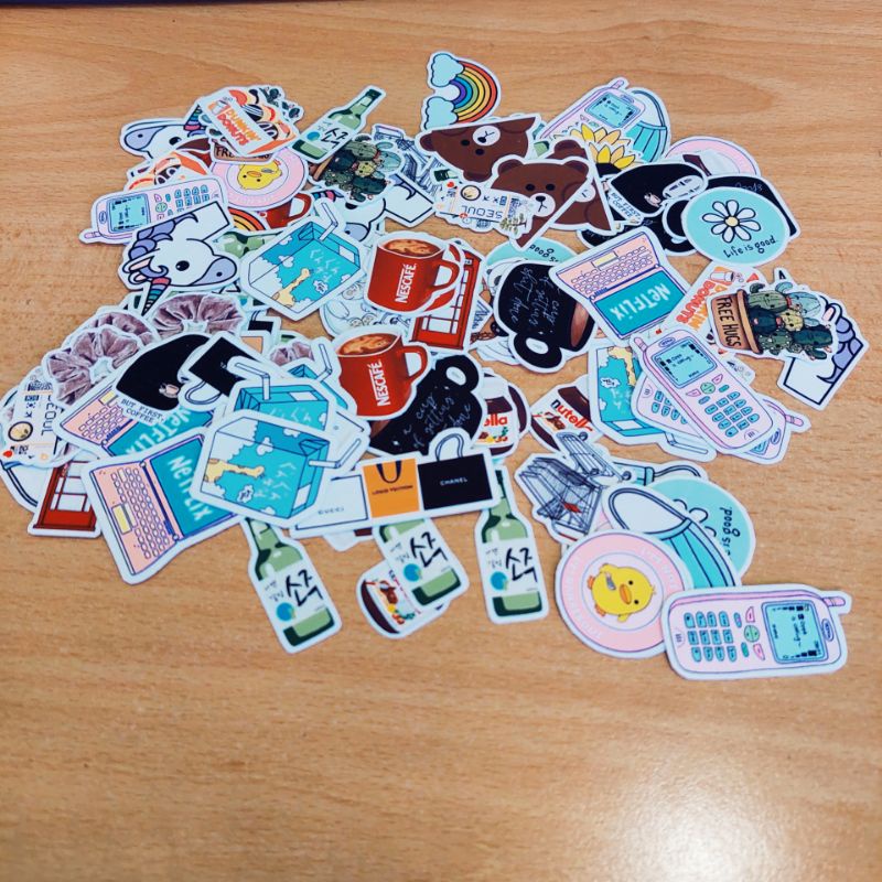 

STIKER TUMBLR AESTHETIC VINYL DOFF [5 PCS]