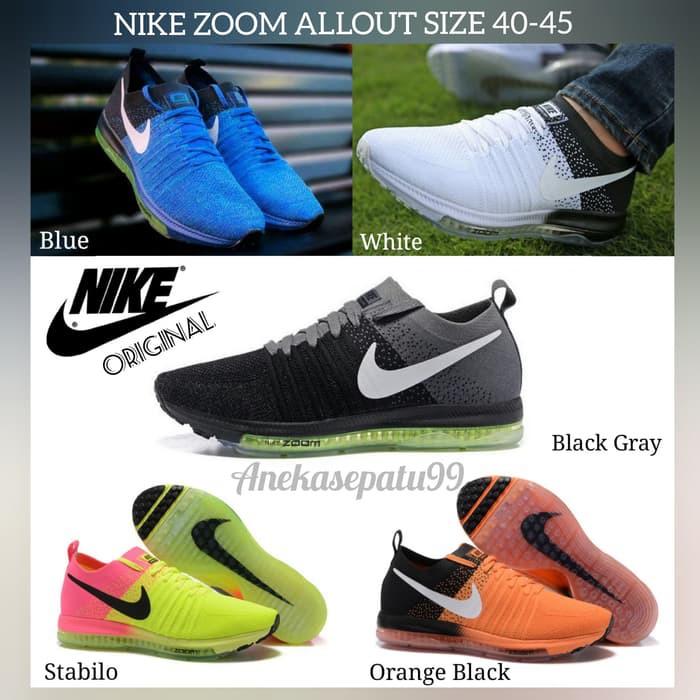 Sepatu Nike Zoom - Sneakers Original - Sepatu Olahraga Pria