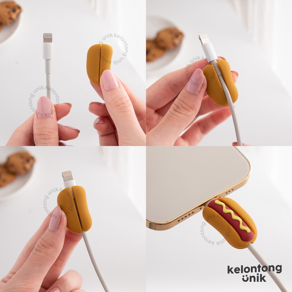 FOOD - Cable Bite/ Pelindung Ujung Kabel/ Cable Saver/ Cable Protector