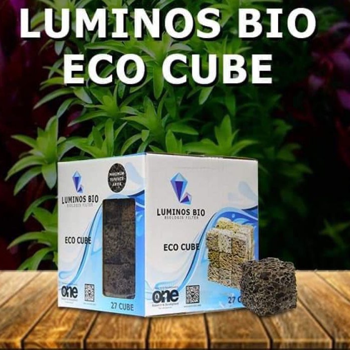 media filter kolam aquarium luminos bio eco cube
