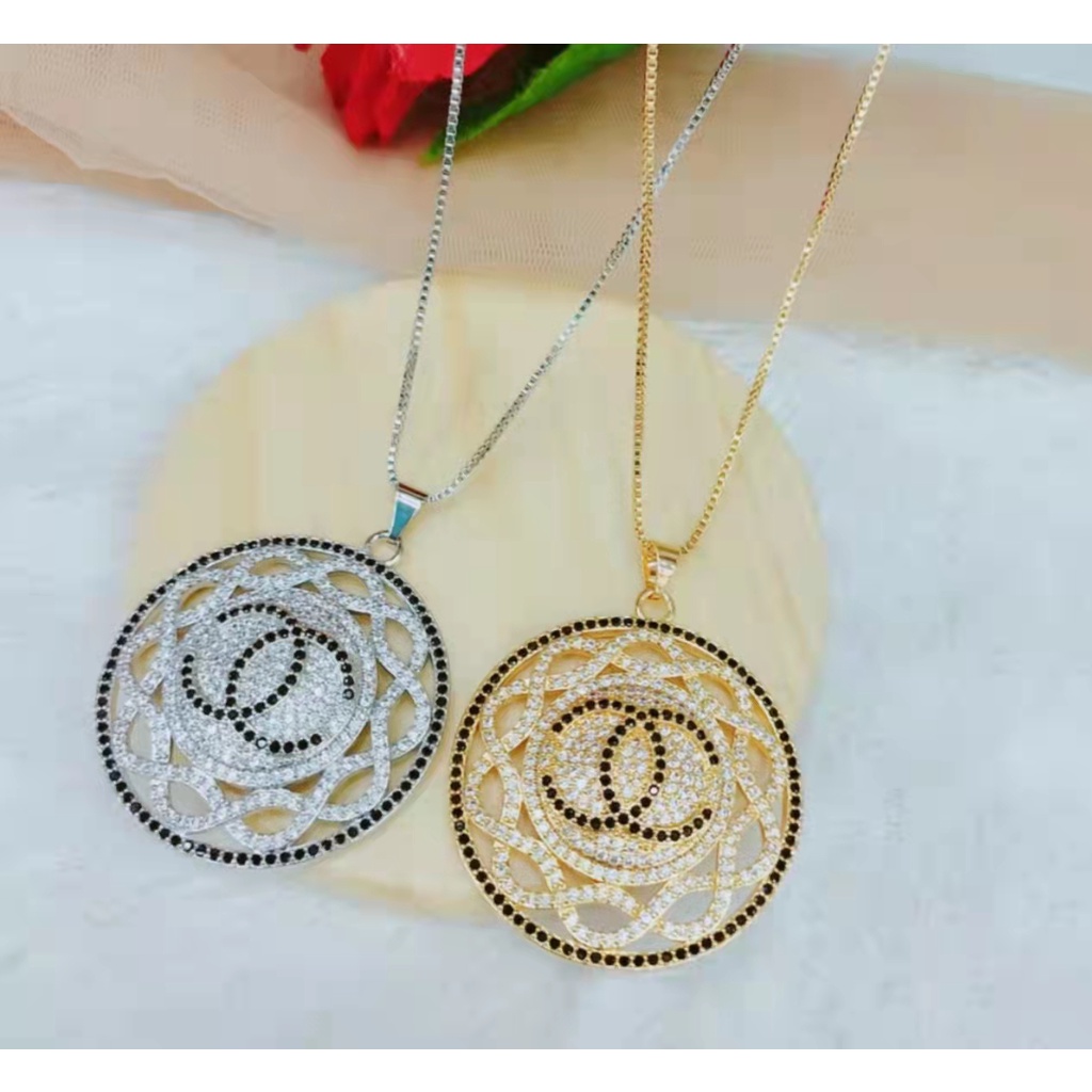 Kalung Xuping Mata Full Lapis Emas Perhiasan Fashion L34