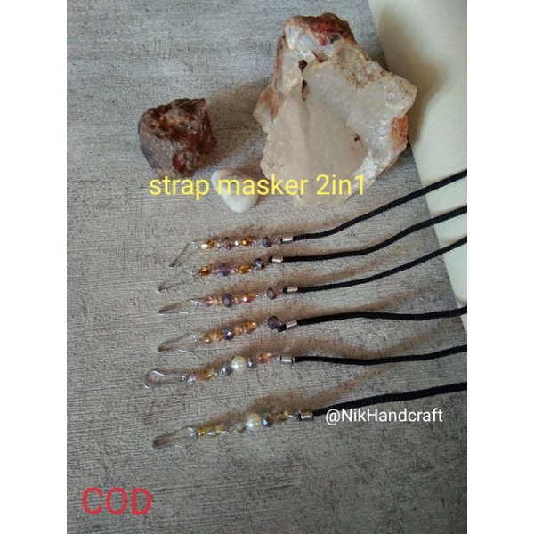 Strap masker hijab konektor pengait masker 2in1