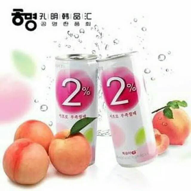 

Lotte 2% Chilsung Peach Juice, Minuman korea rasa buah persik 240ml