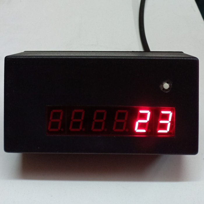 Counter 6 digit 0.5" merah 12-24VDC