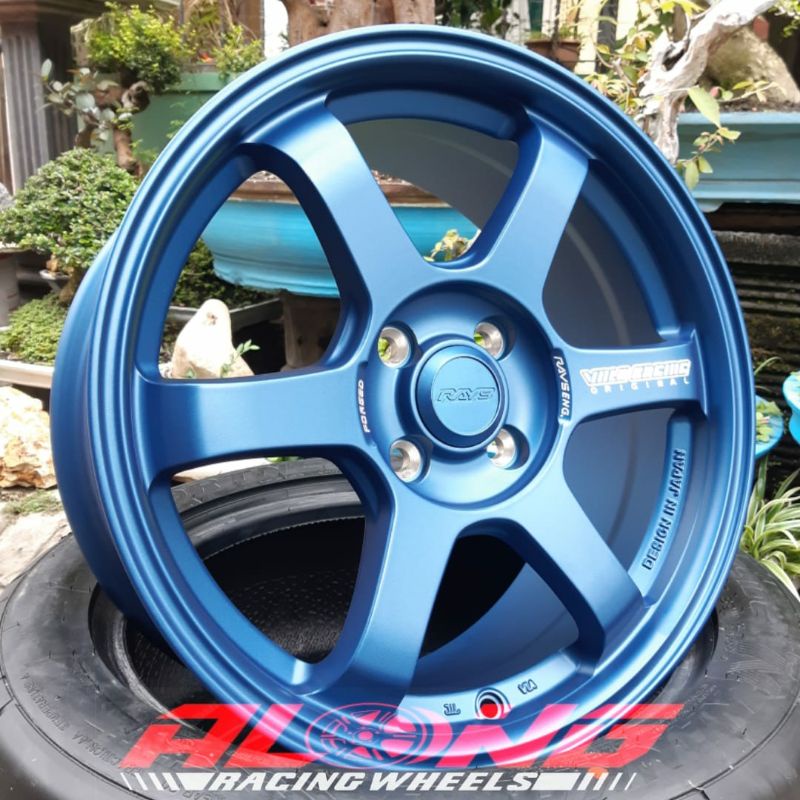 REPL.RAYS TE37-SAGA R16 MATTE BLUE  FULL EMBOSSED SUPER COPY-LIKE ORIGINAL