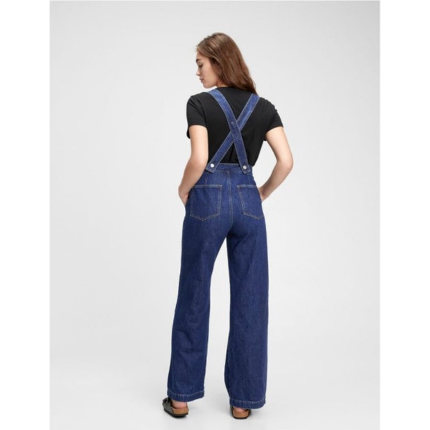 Gap Wide leg denim jeans Jumpsuit